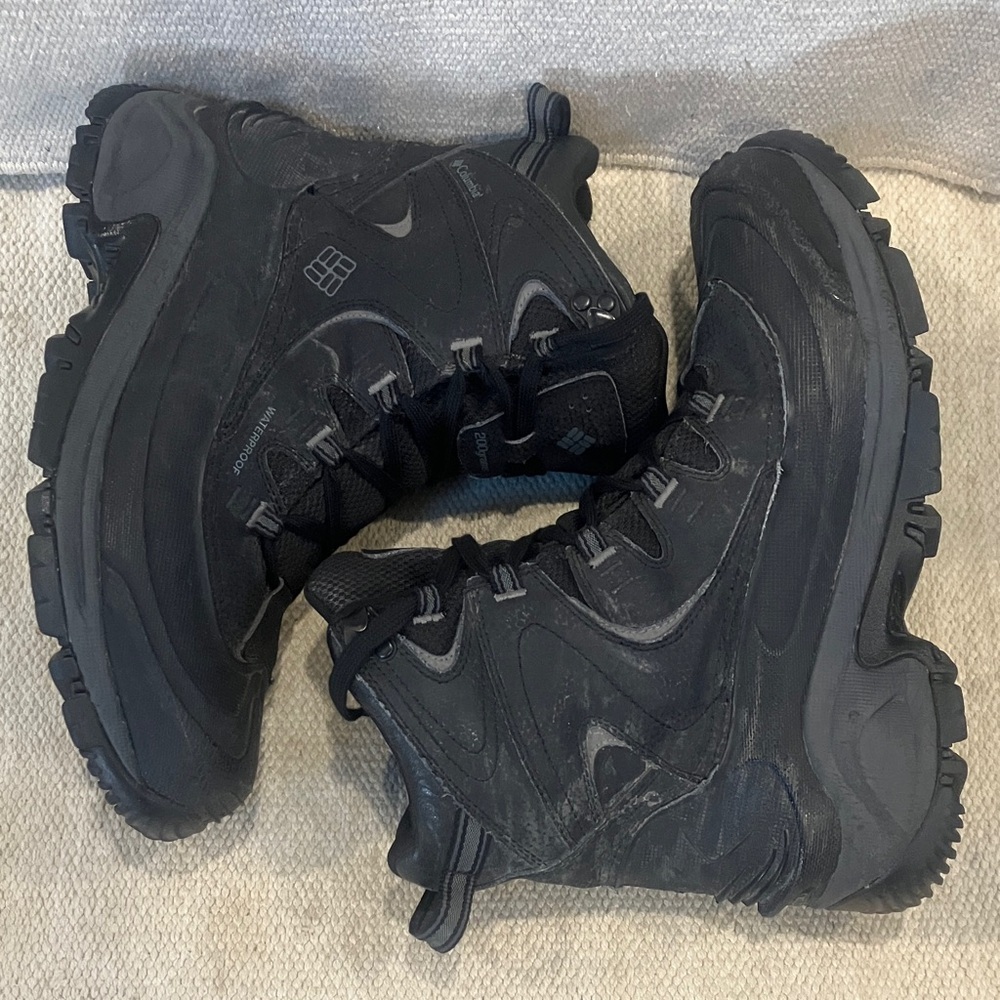 Columbia size 8 eur 41 men’s Black Men's waterproof winter Boots